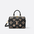 LOUIS VUITTON SPEEDY BANDOULIÈRE 25 EMPREINTE BAG BLACK