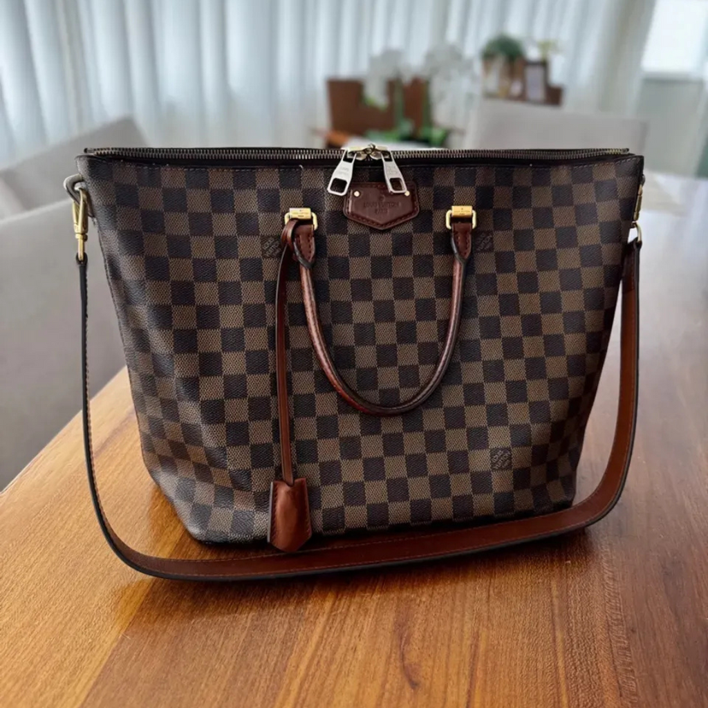 LOUIS VUITTON – SMALL CHECKED HAND BAG