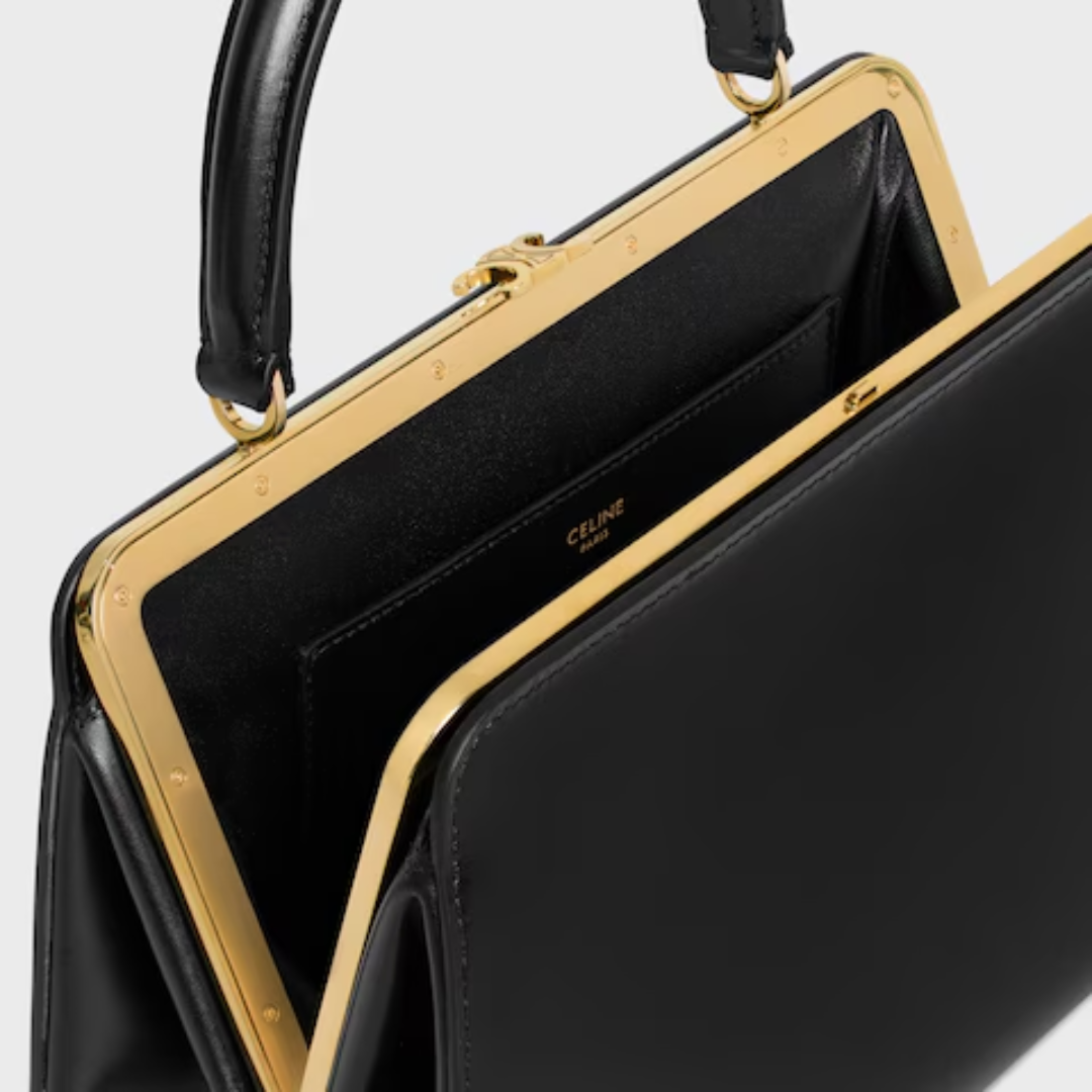 CÉLINE ANTOINETTE MEDIUM BAG AUS SATINIERTEM KALBSLEDER