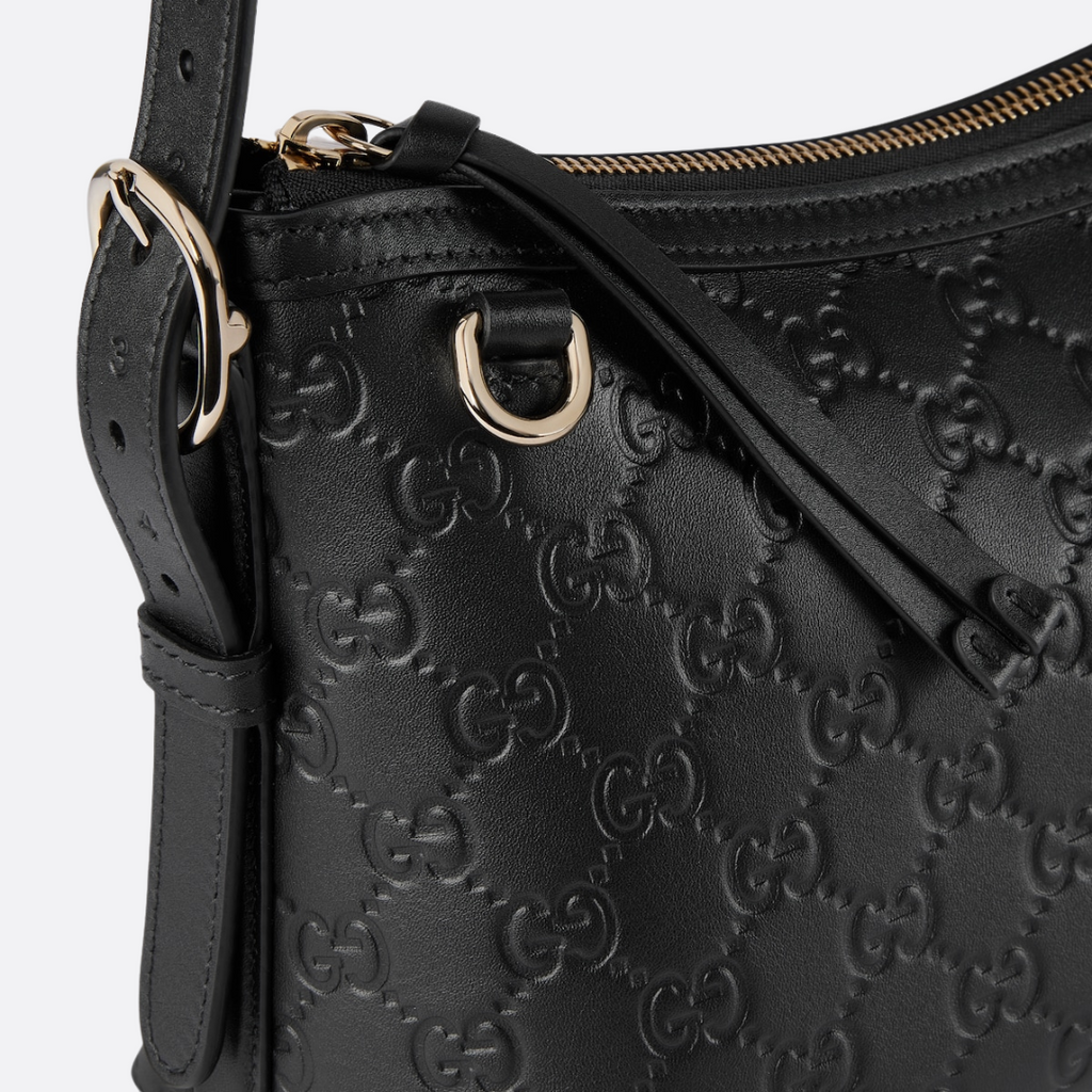 GUCCI – MITTLERE SCHULTERTASCHE MIT GG-EMBLEM