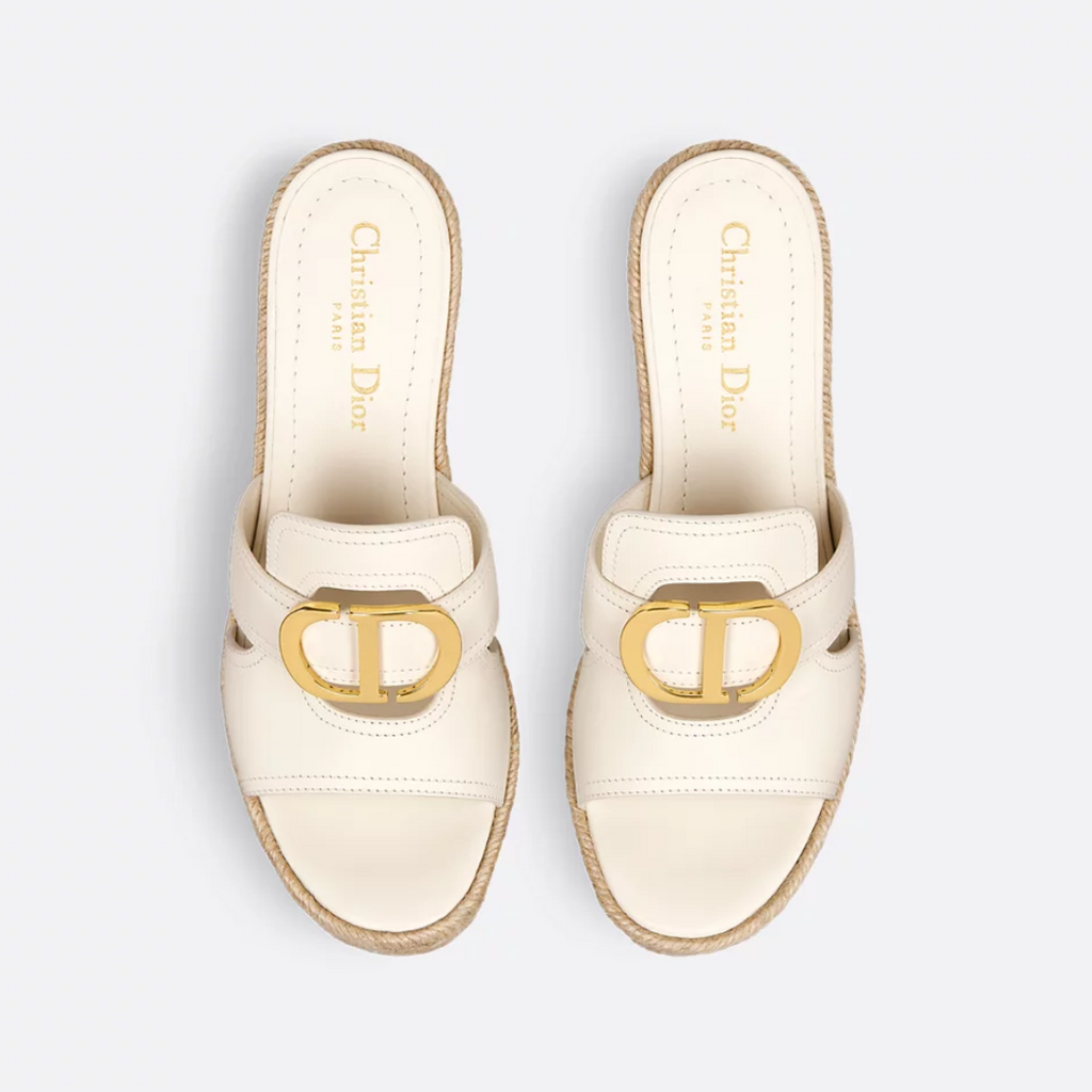 DIOR BOBBY MEDIUM BAG AND 30 MONTAIGNE WEDGE SLIDE SET